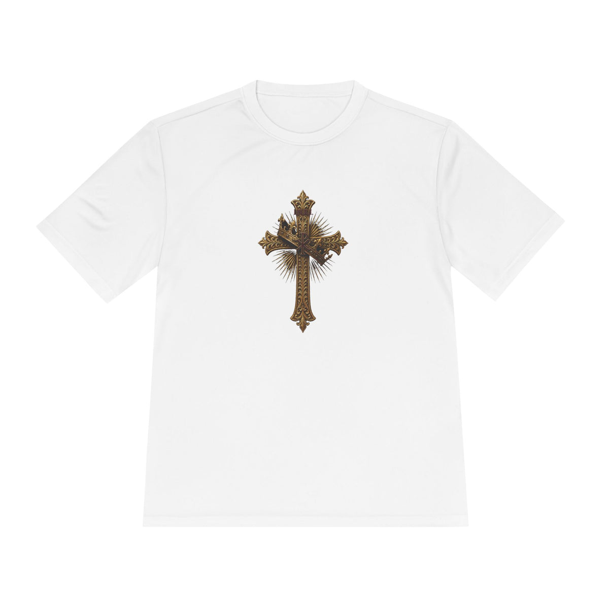 INRI Crowned Cross Men's Dry-Fit Performance Tee