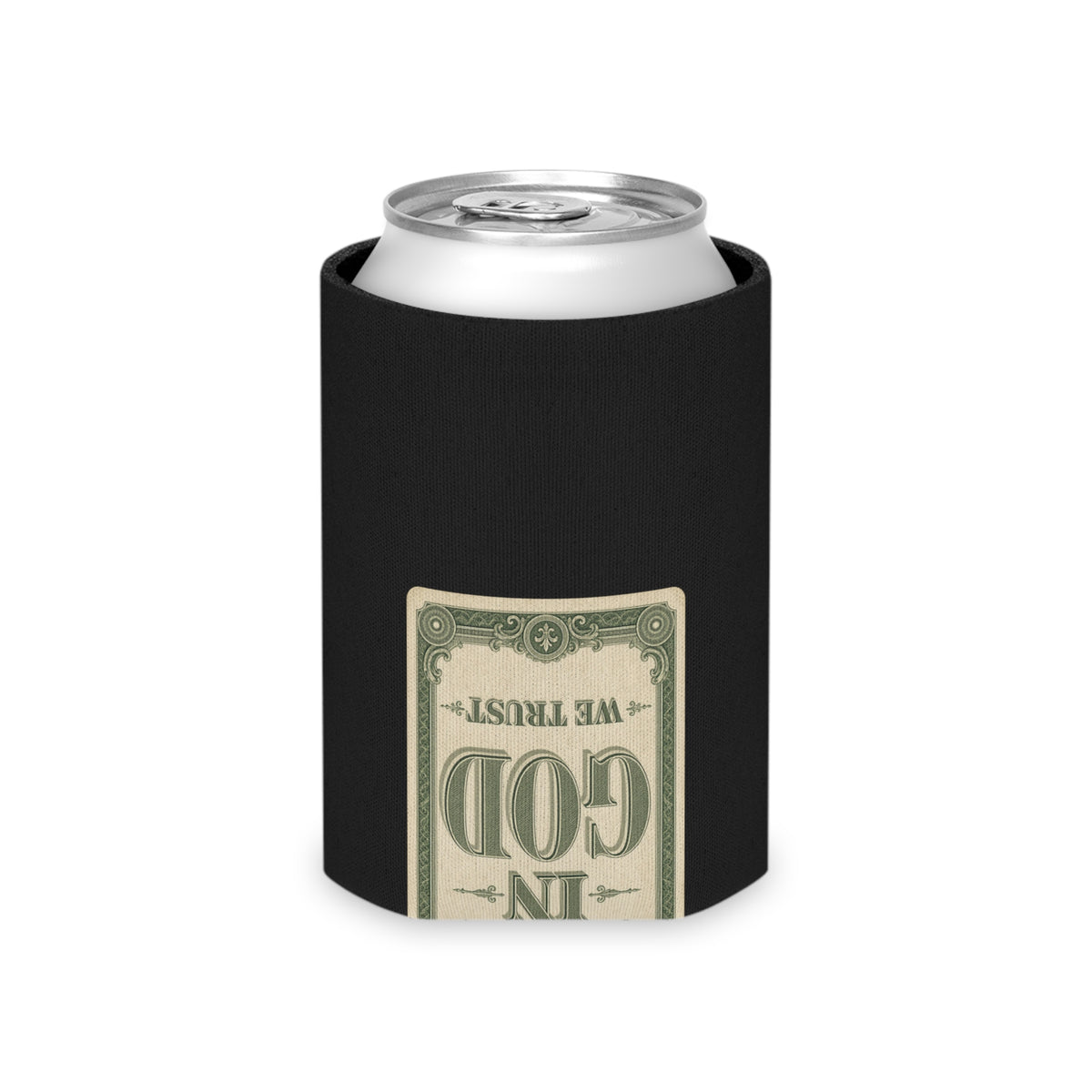 In God We Trust Card Can Cooler