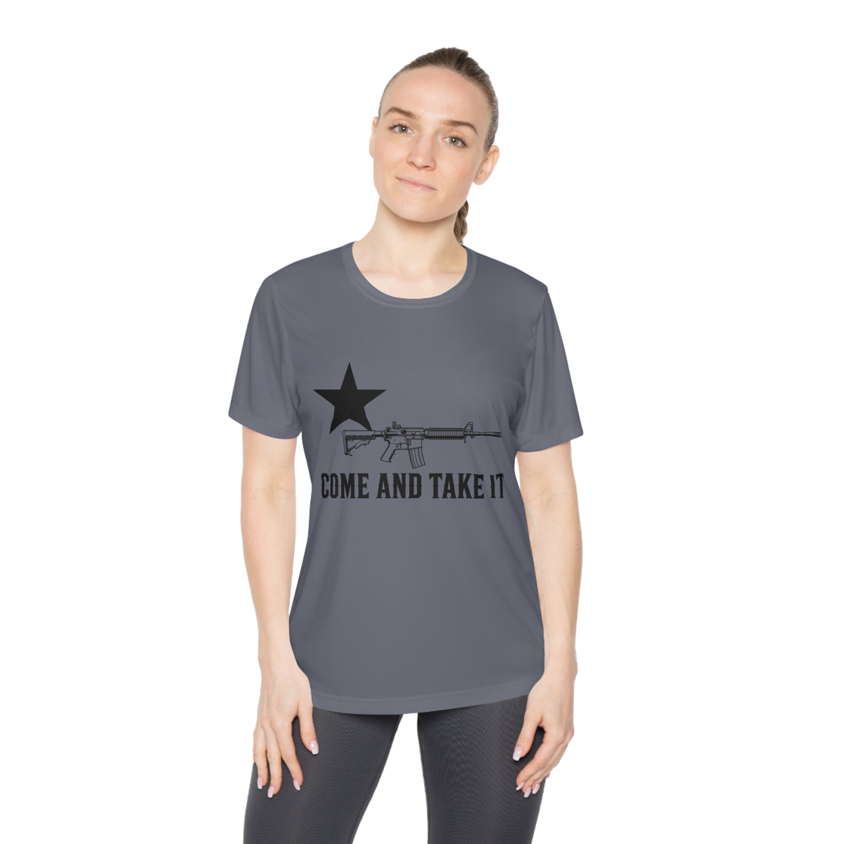 Come and Take It Rifle Women's Dry-Fit Performance Tee