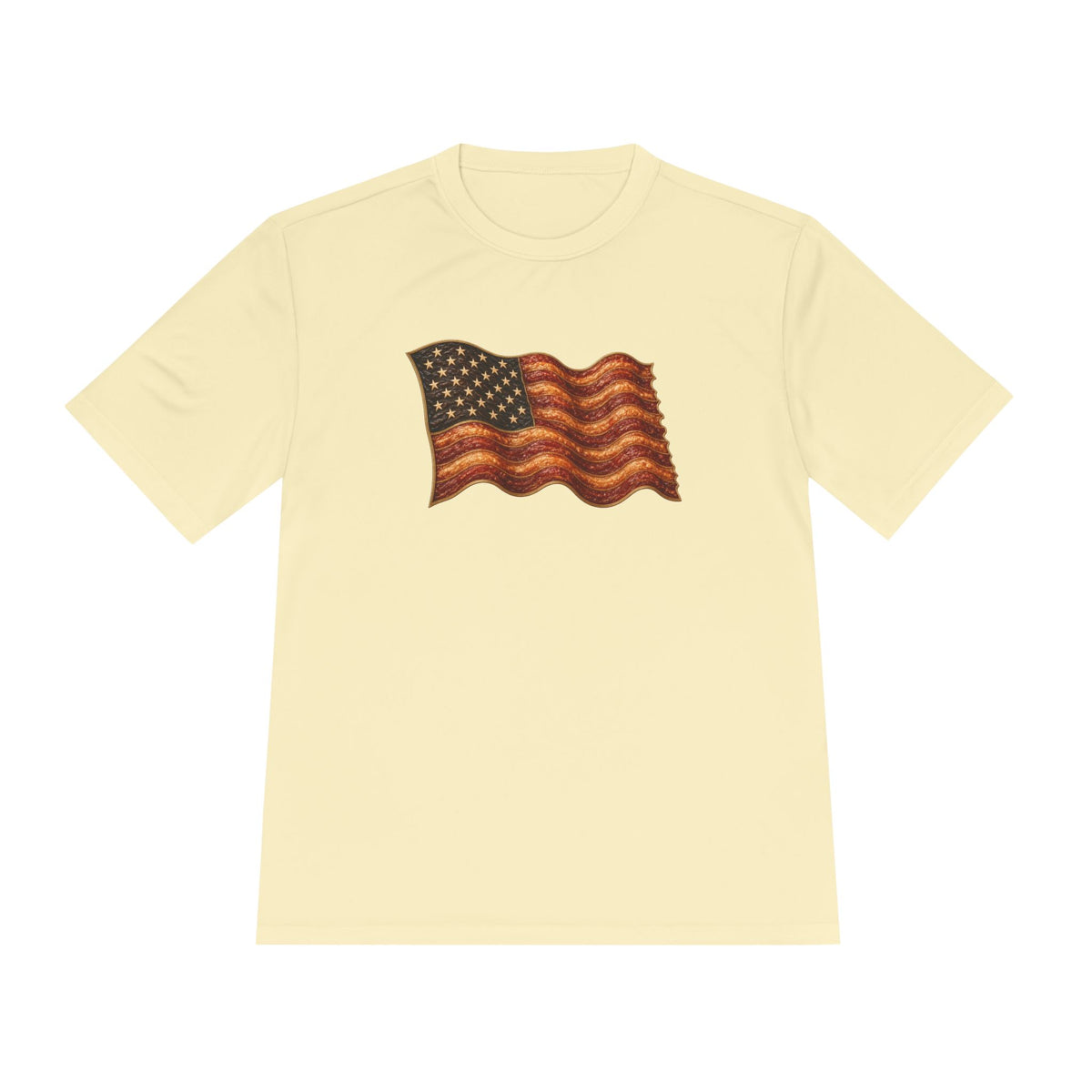 Bacon Flag Men's Dry-Fit Performance Tee