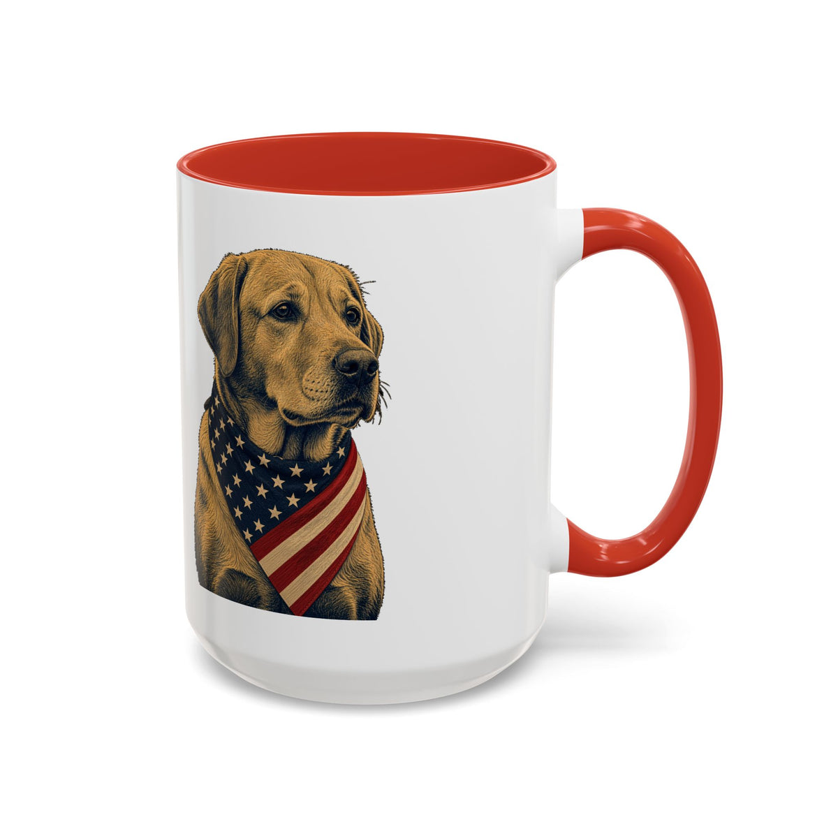 Patriotic Lab Accent Mug