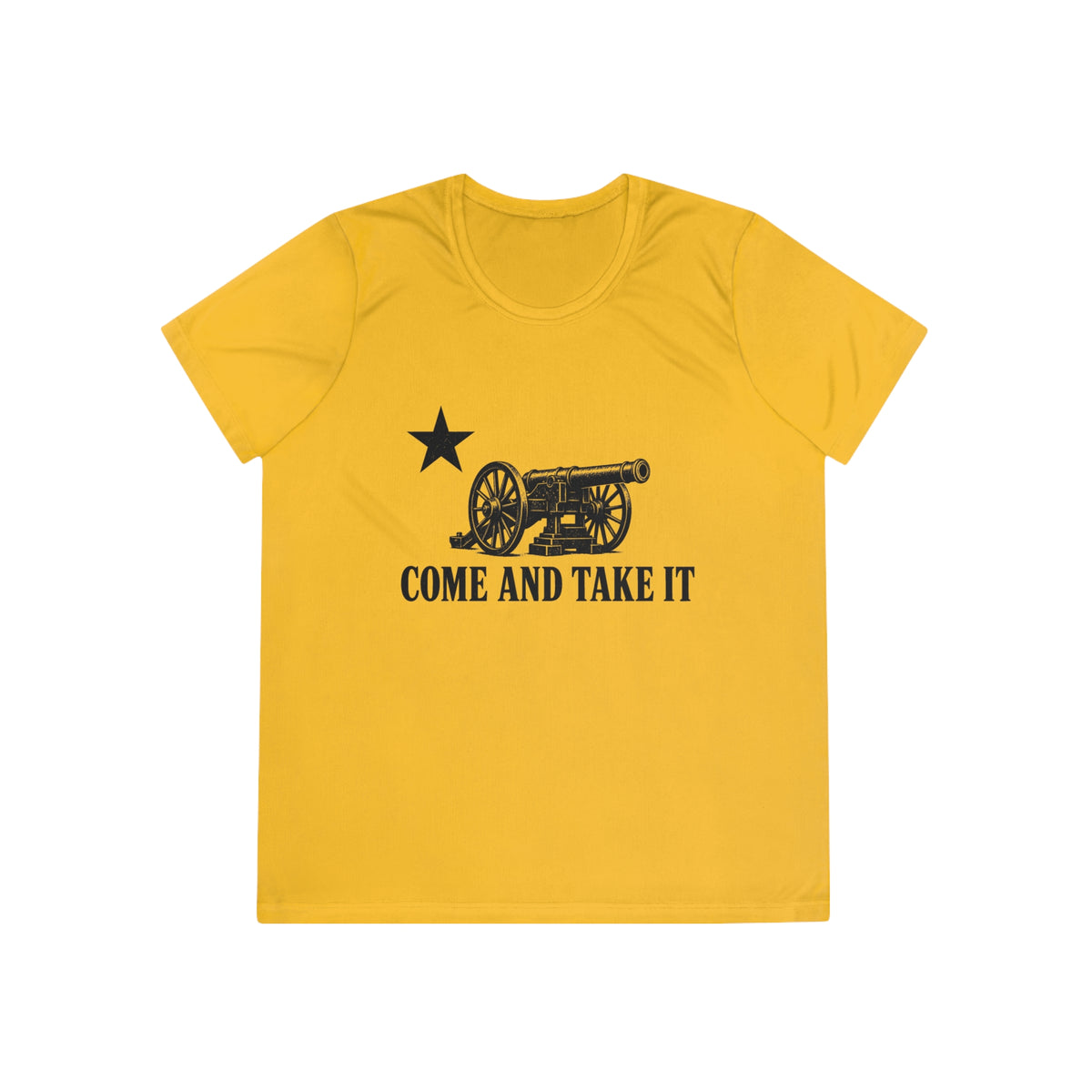 Come and Take It Cannon Women's Dry-Fit Performance Tee