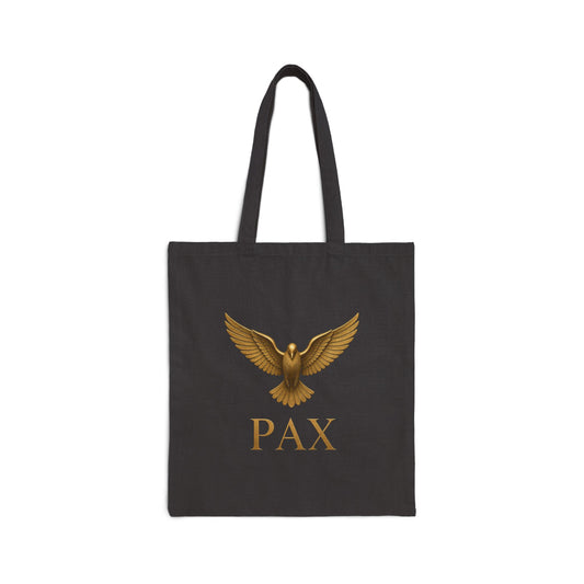 Pax Dove Canvas Tote Bag