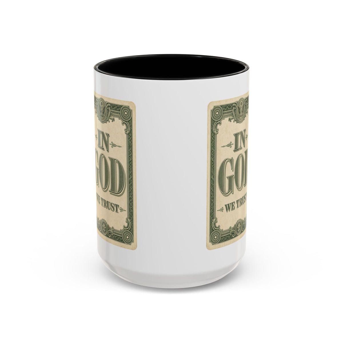 In God We Trust Card Accent Mug