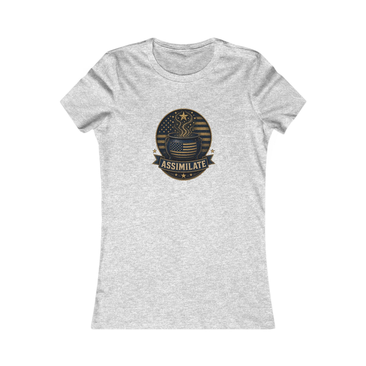 Assimilate Melting Pot Women's Slim Fit Tee