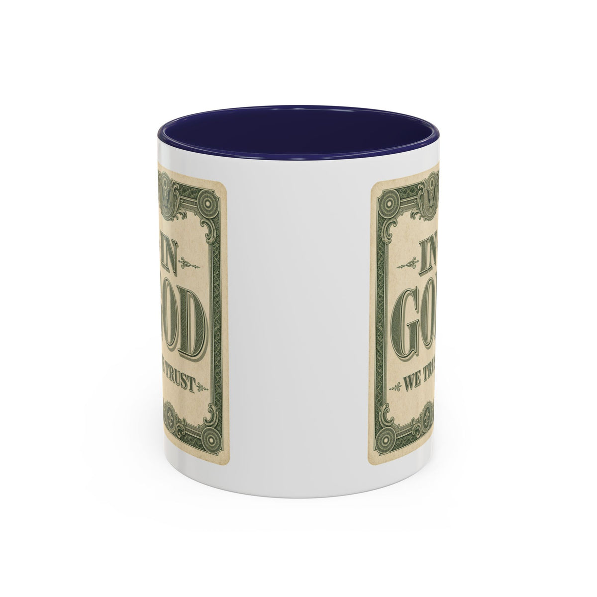 In God We Trust Card Accent Mug