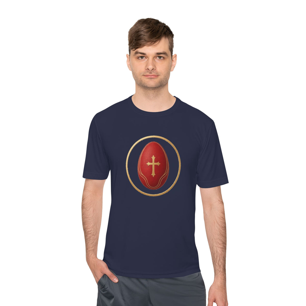 He Is Risen Men's Dry-Fit Performance Tee