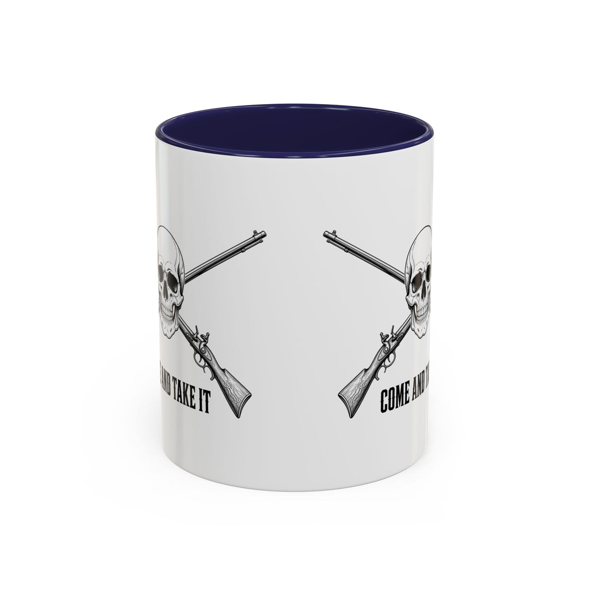 Come and Take It Jolly Roger Accent Mug