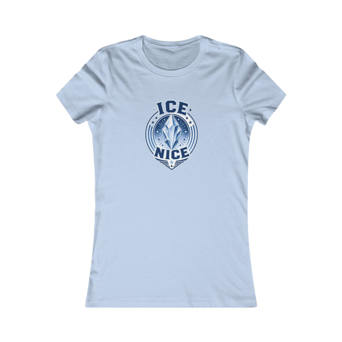 ICE is NICE Badge Women's Slim Fit Tee