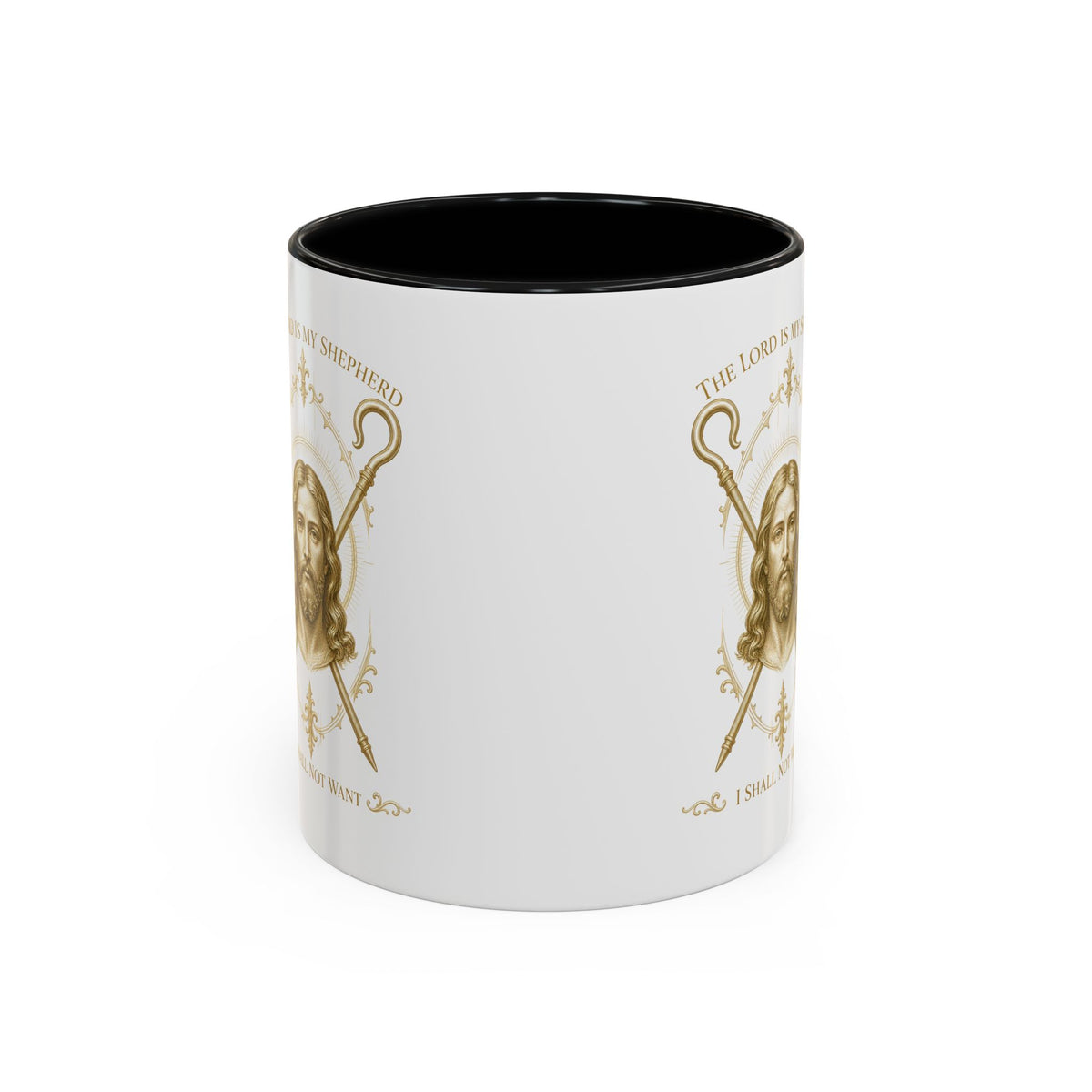 The Lord Is My Shepherd Psalm 23:1 Accent Mug