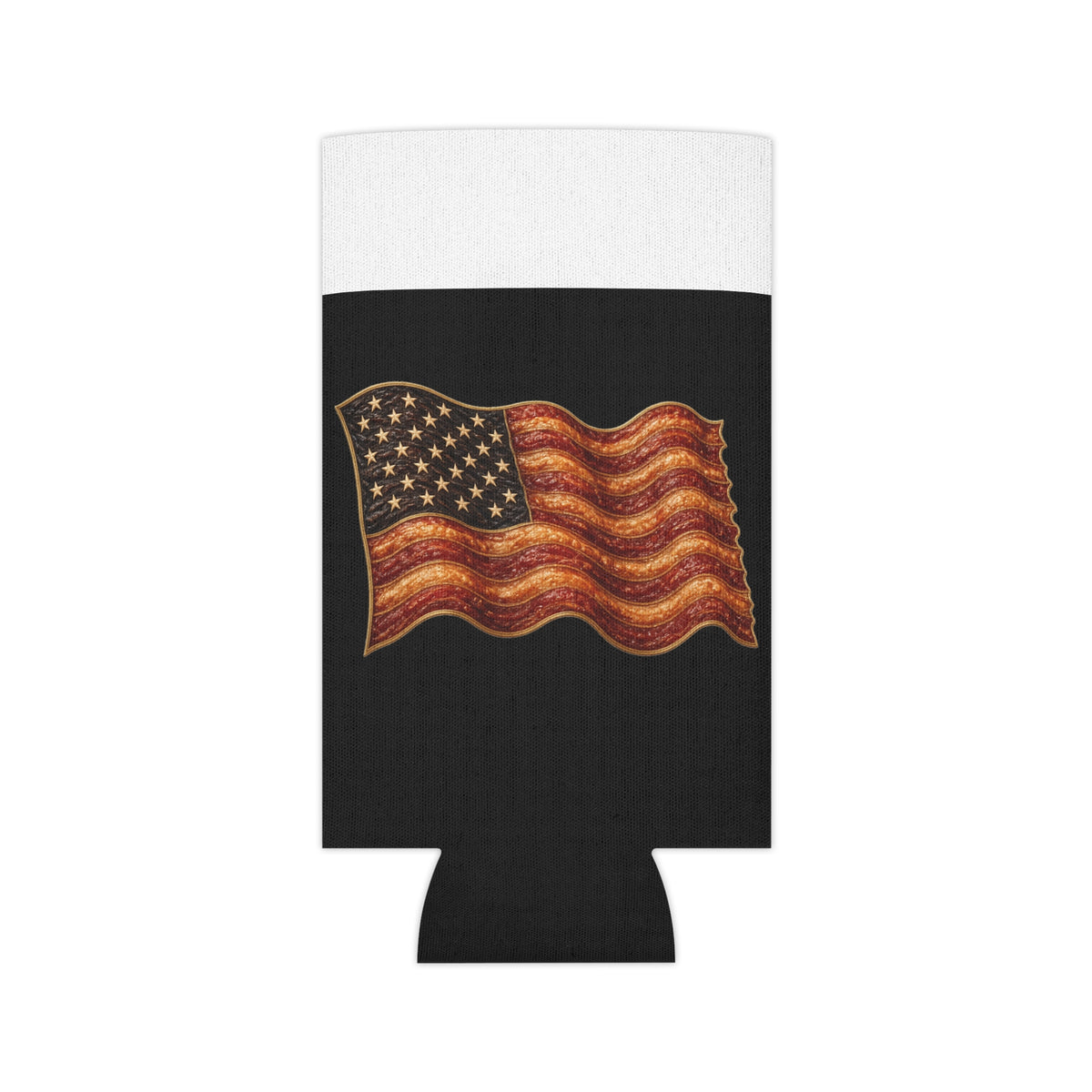 Bacon Flag Can Cooler