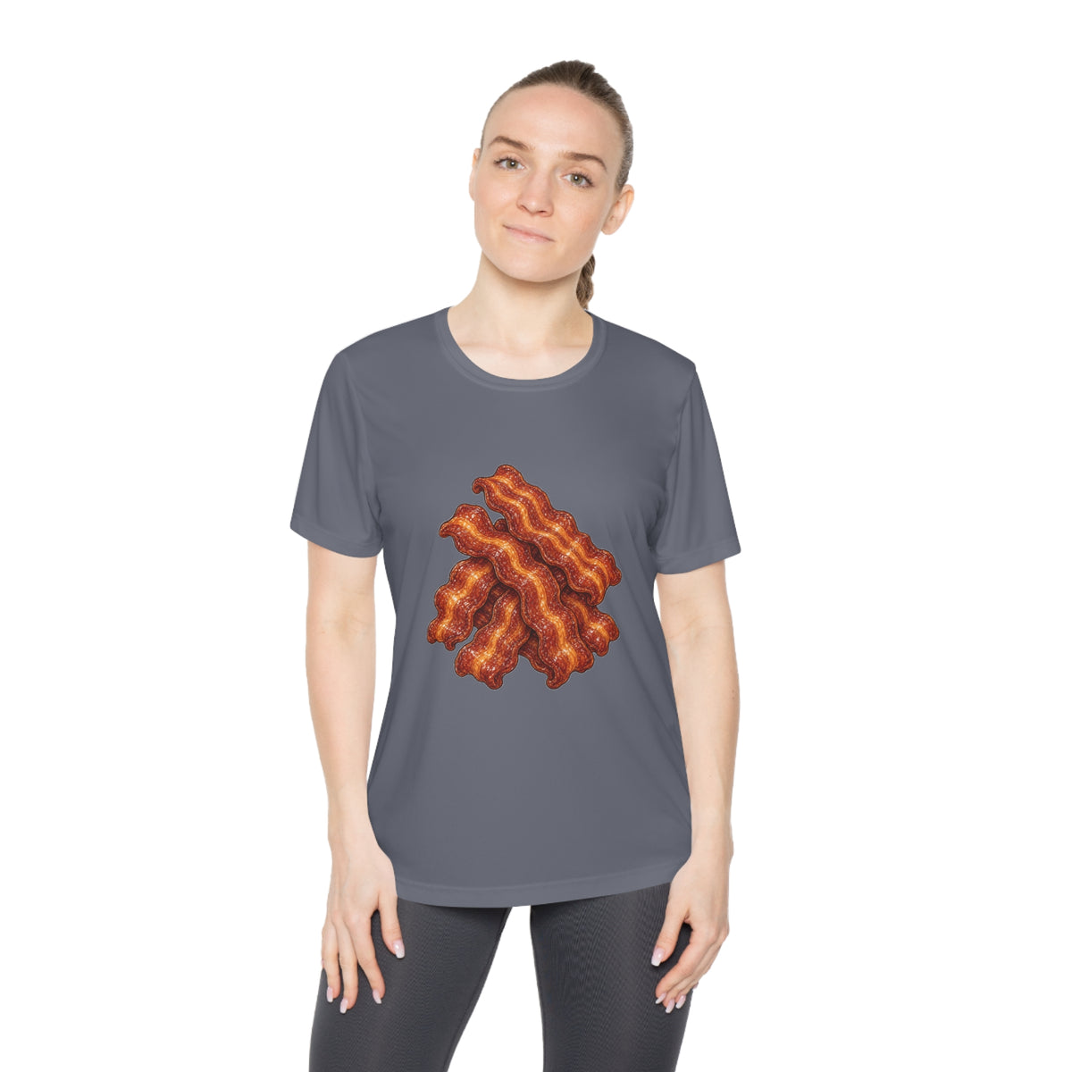 Bacon Pile Women's Dry-Fit Performance Tee