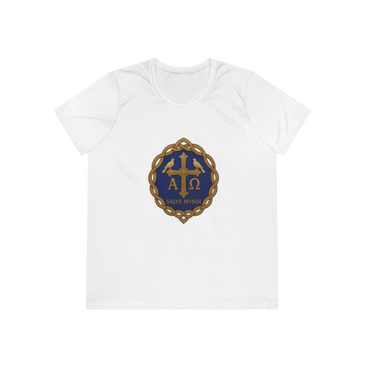 Salus Mundi Mosaic Cross Women's Dry-Fit Performance Tee