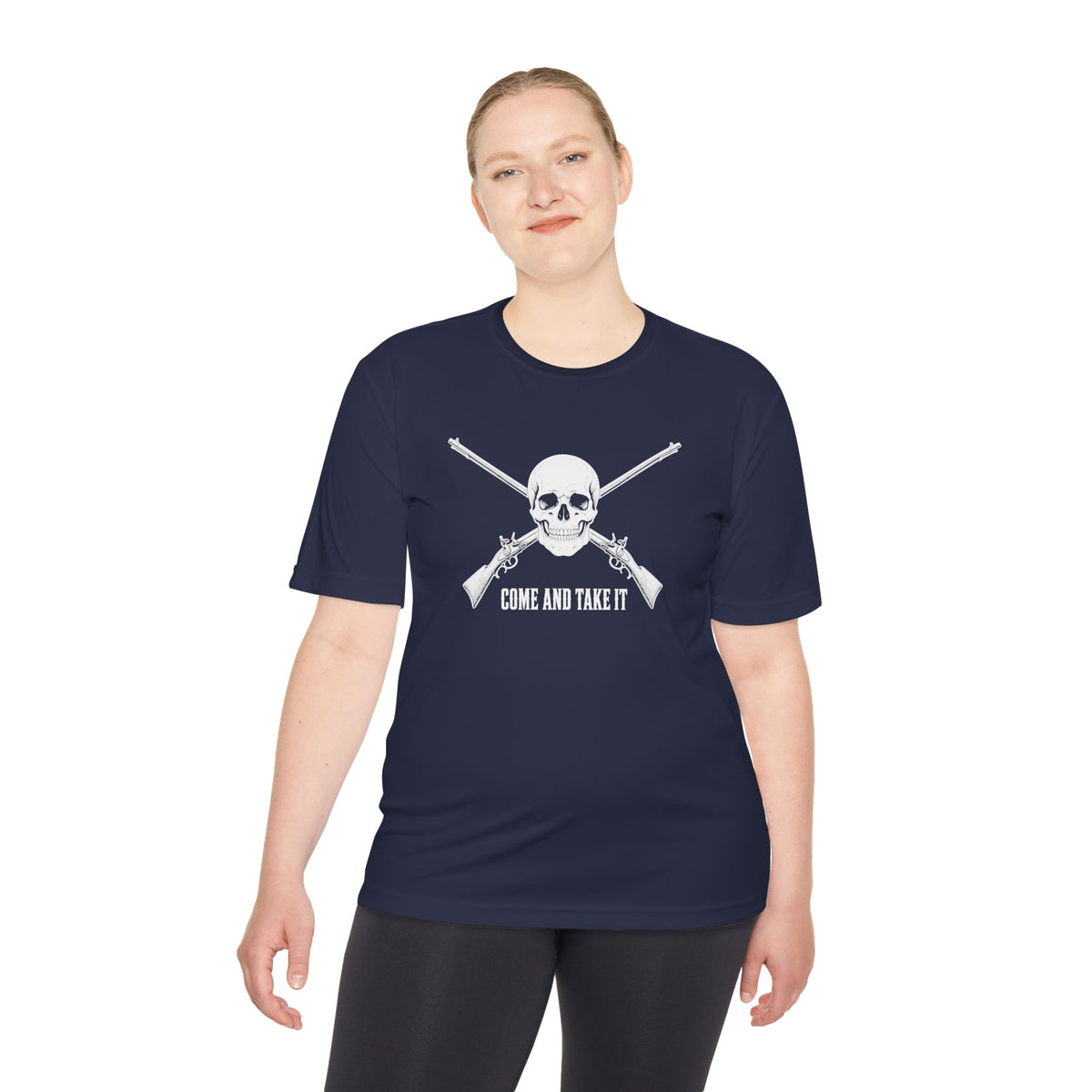 Come and Take It Jolly Roger Men's Dry-Fit Performance Tee