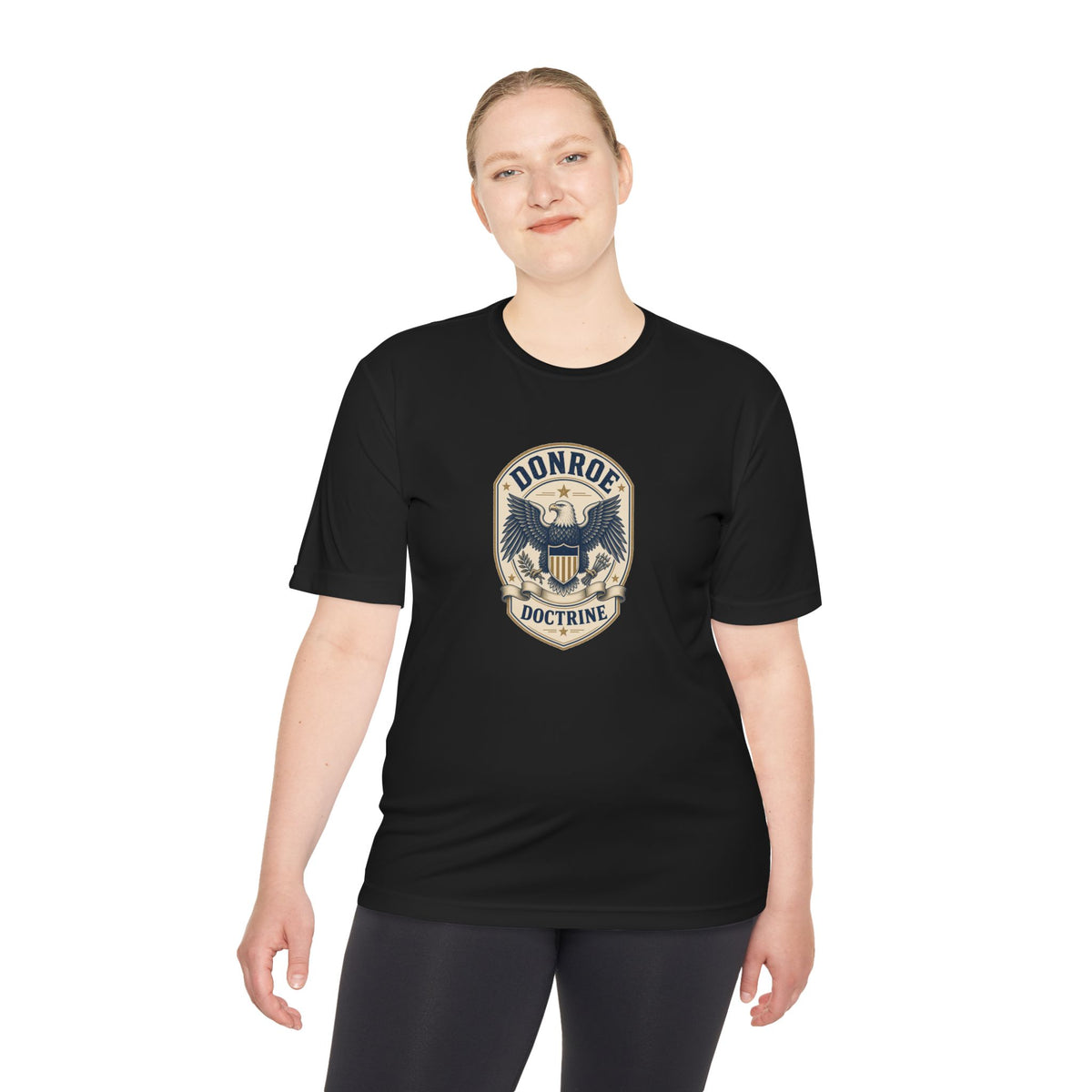 Donroe Doctrine Badge Men's Dry-Fit Performance Tee