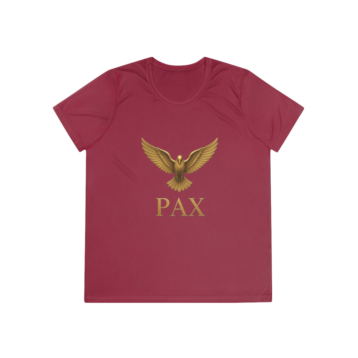 I AM Jesus Fish – Pax Dove Chest Women's Dry-Fit Performance Tee