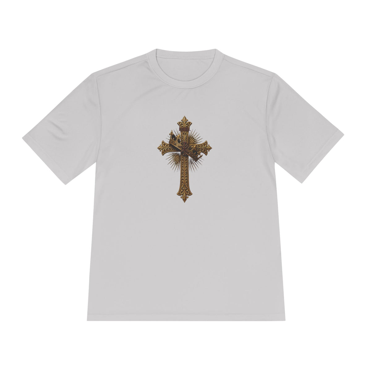 INRI Crowned Cross Men's Dry-Fit Performance Tee