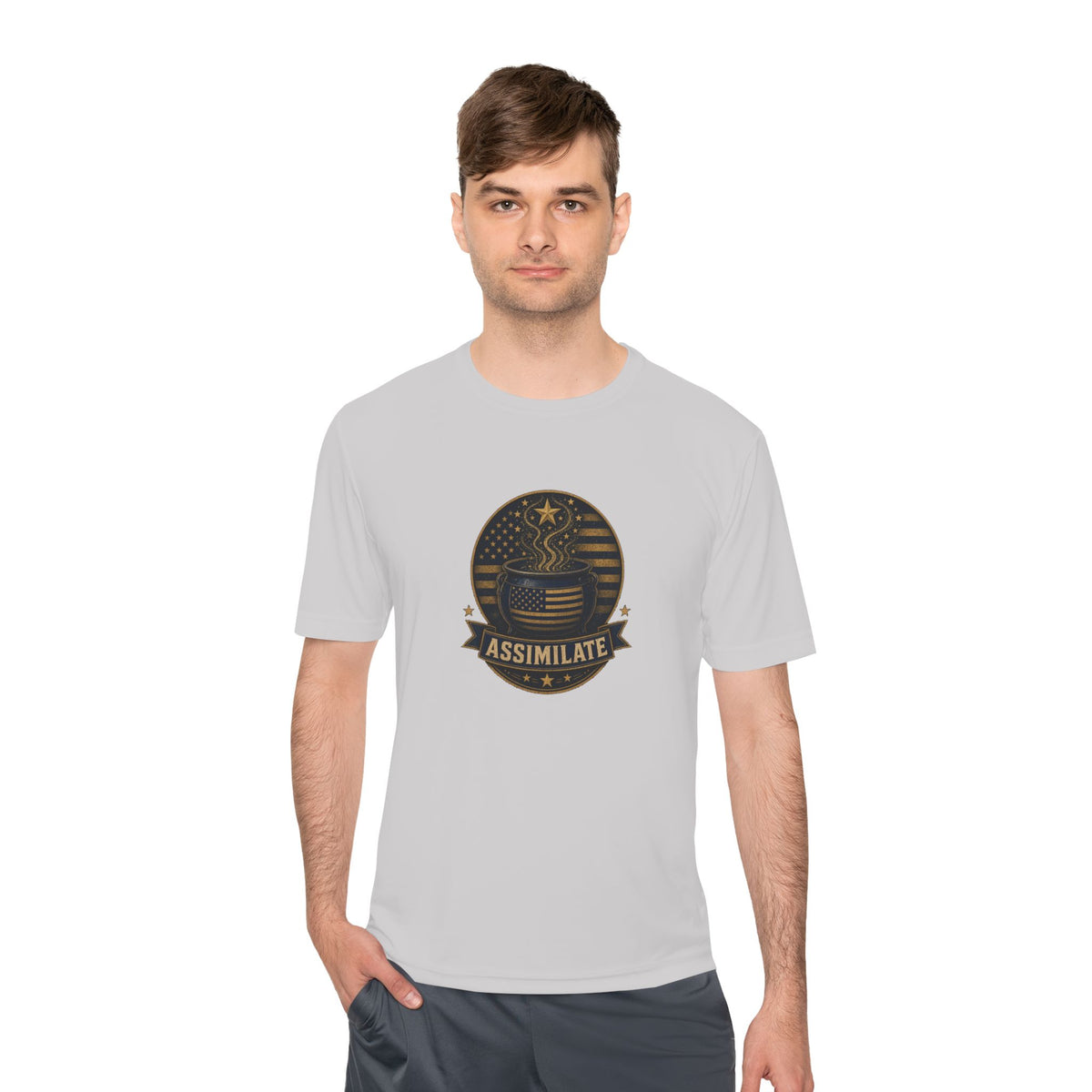 Assimilate Melting Pot Men's Dry-Fit Performance Tee