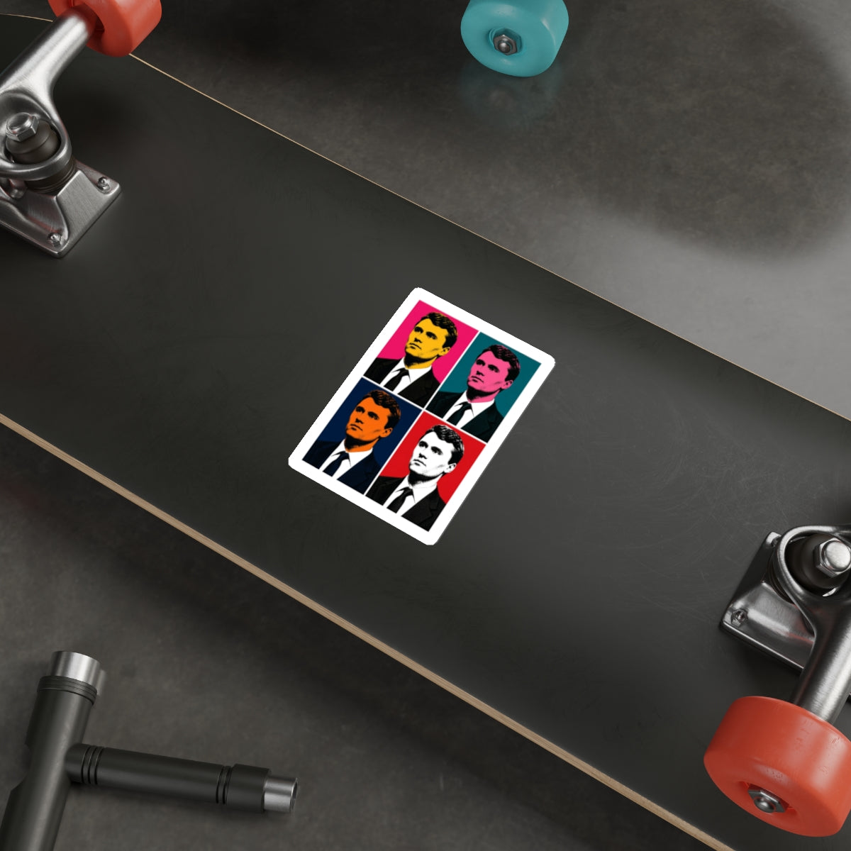 Charlie Pop Art Die-Cut Sticker
