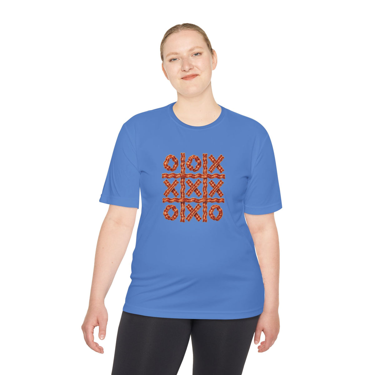 Bacon Tic-Tac-Toe Men's Dry-Fit Performance Tee