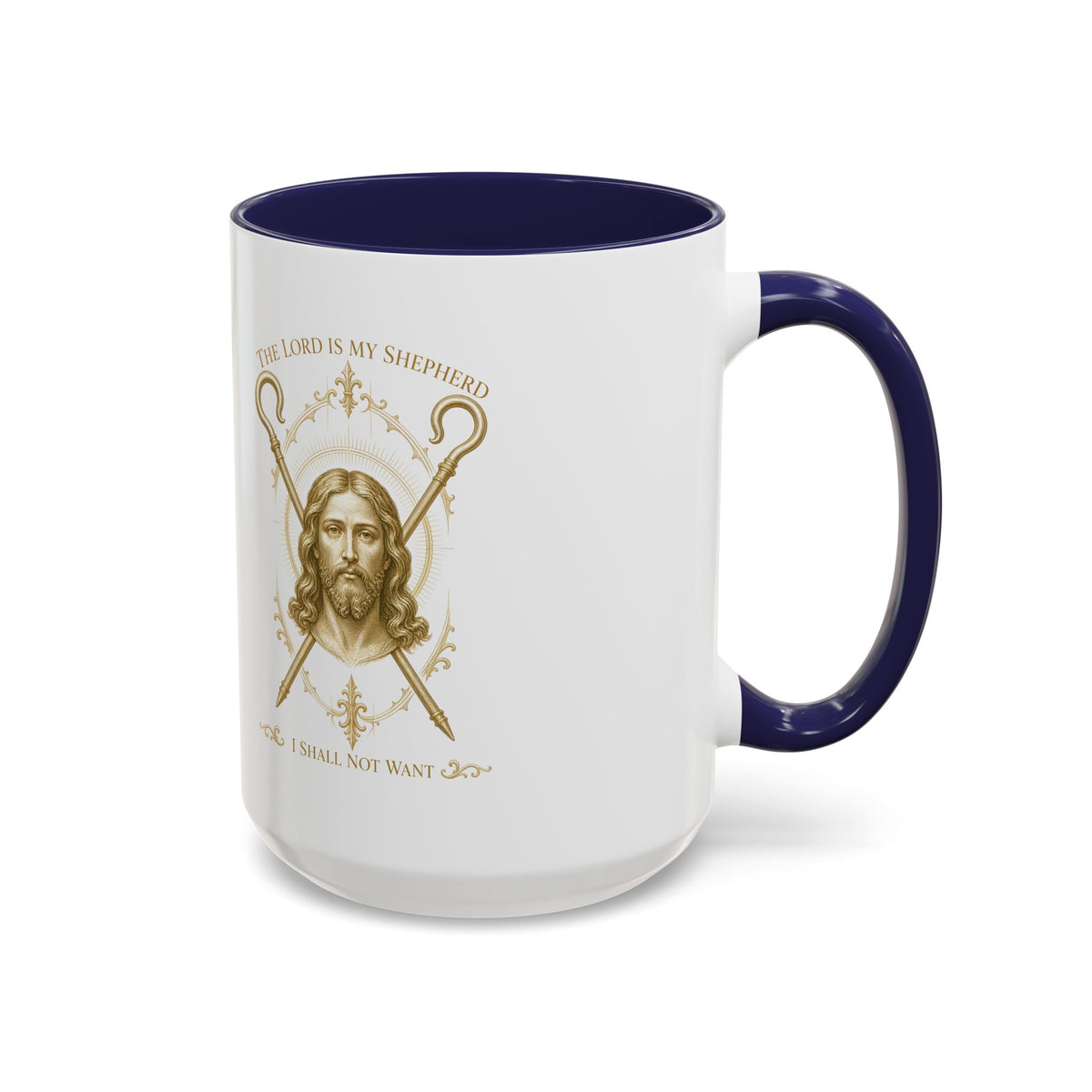 The Lord Is My Shepherd Psalm 23:1 Accent Mug