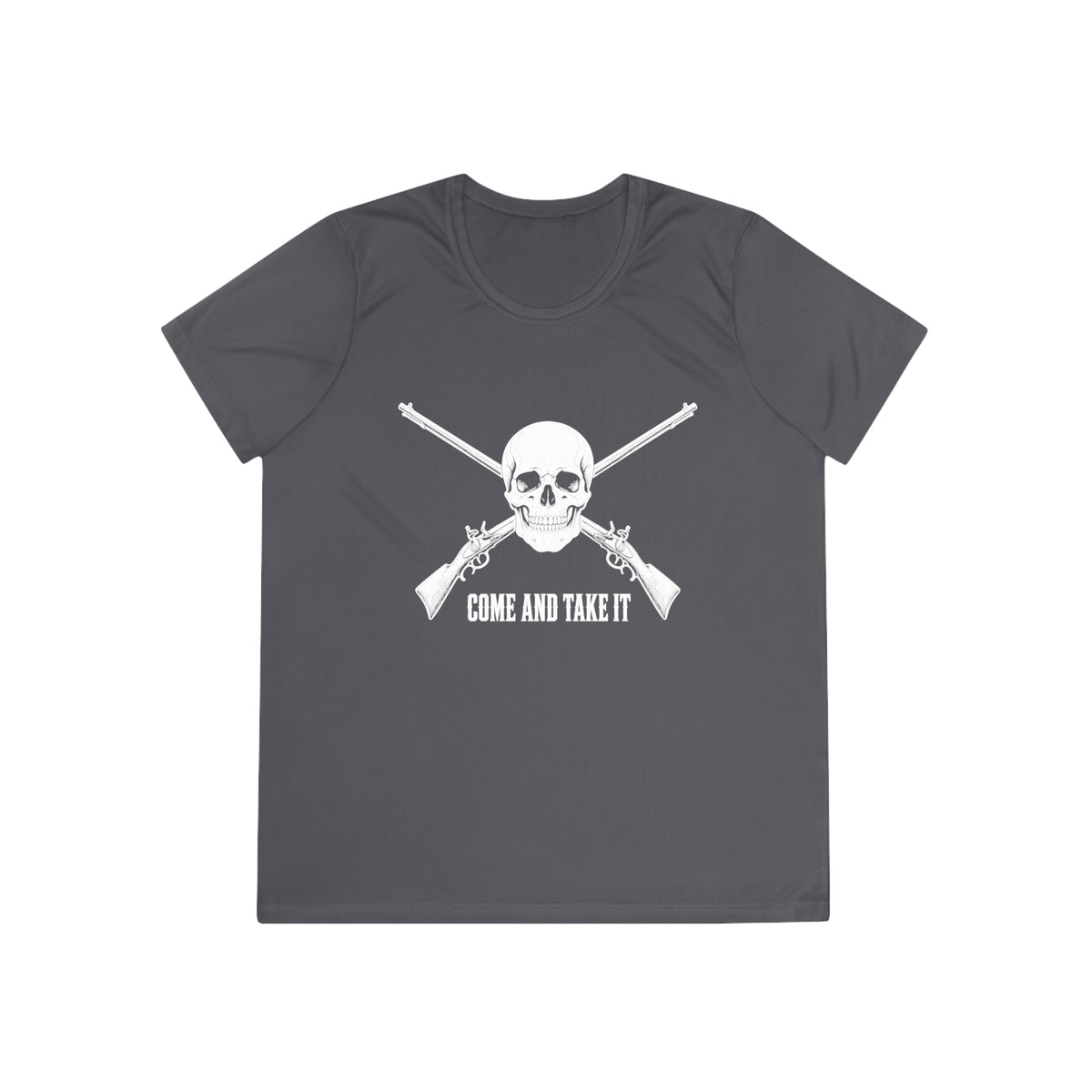 Come and Take It Jolly Roger Women's Dry-Fit Performance Tee