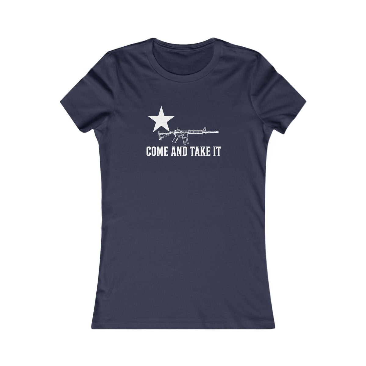 Come and Take It Rifle Women's Slim Fit Tee - Dark Colors