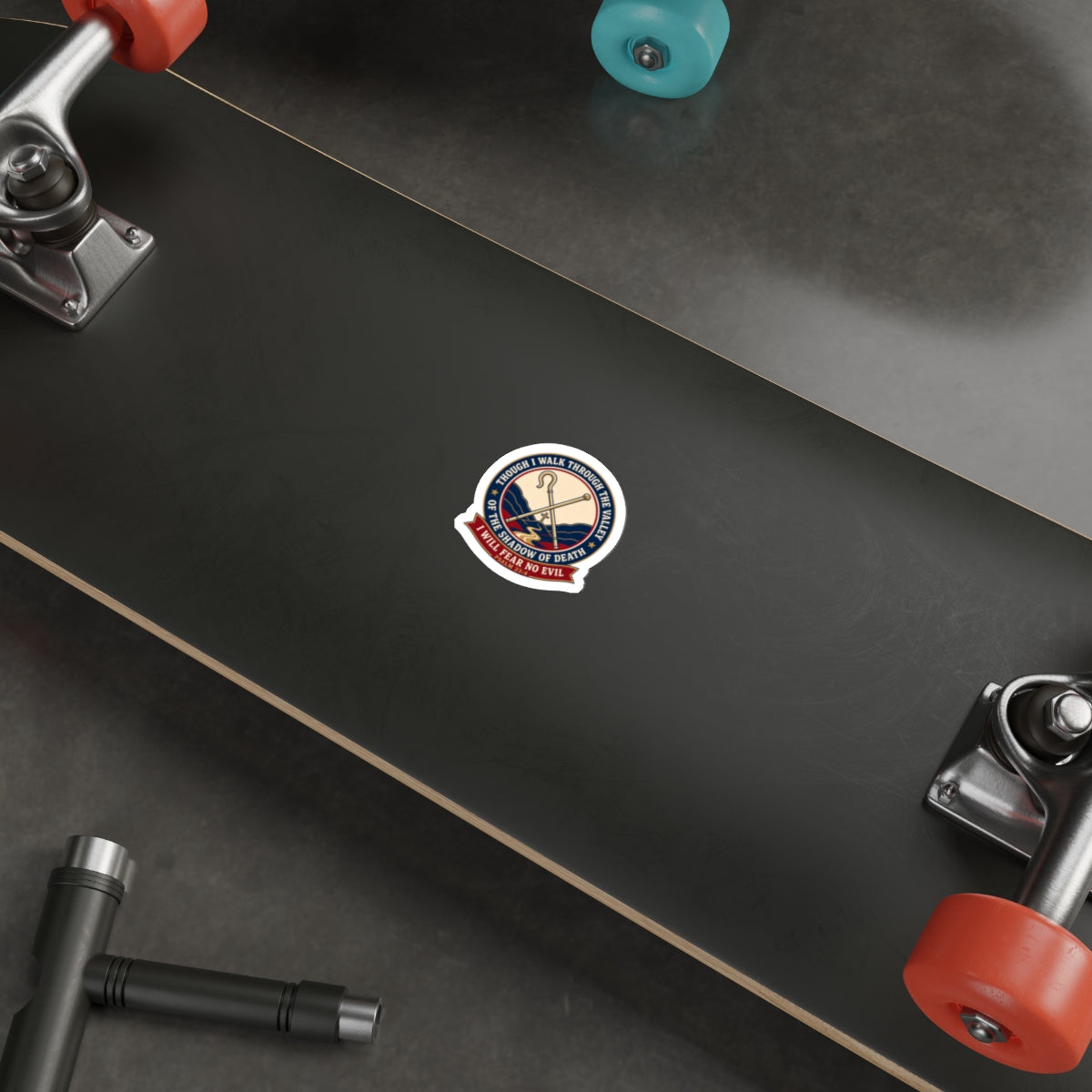 Fear No Evil Psalm 23:4 Die-Cut Sticker