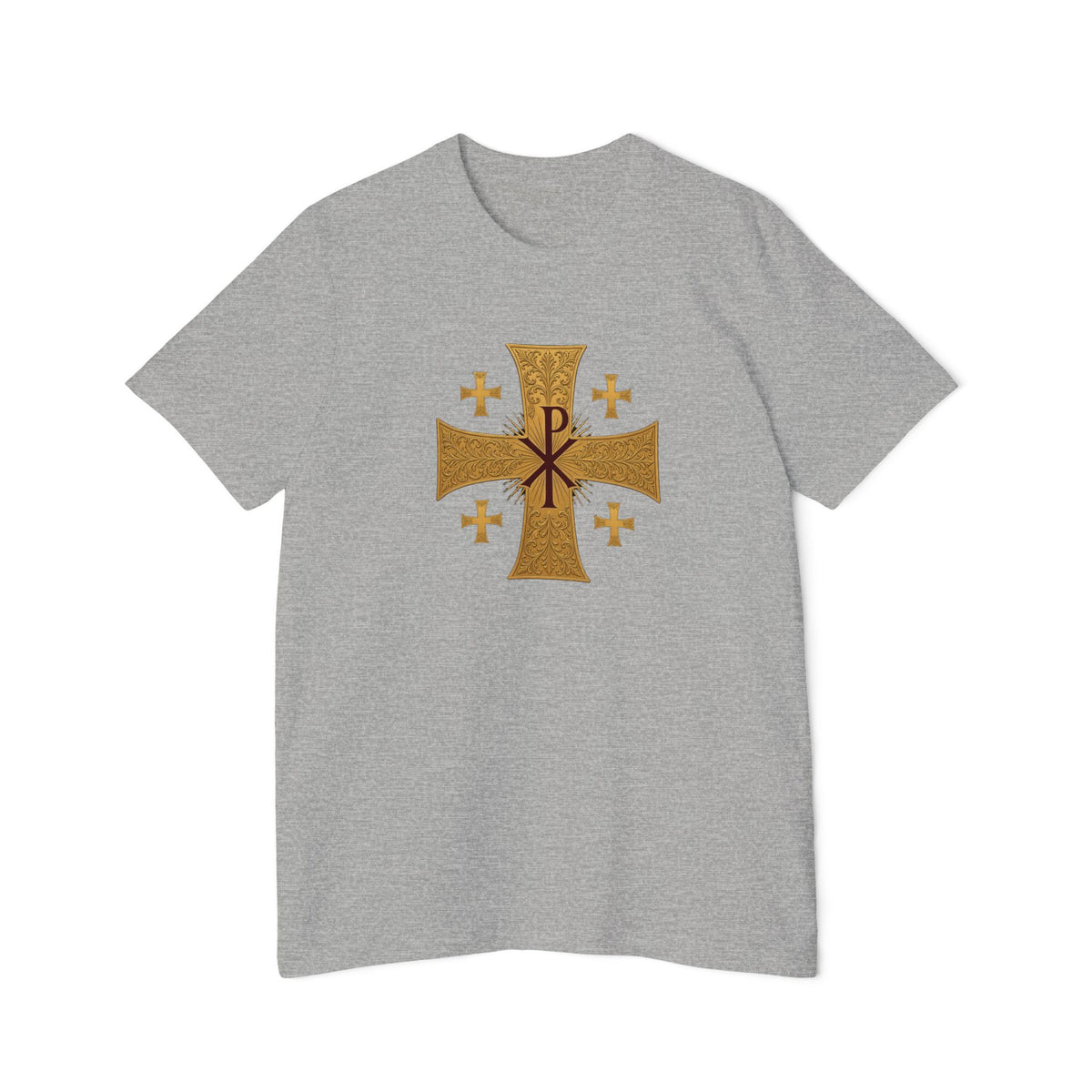 Chi-Rho Jerusalem Cross Lightweight Tee