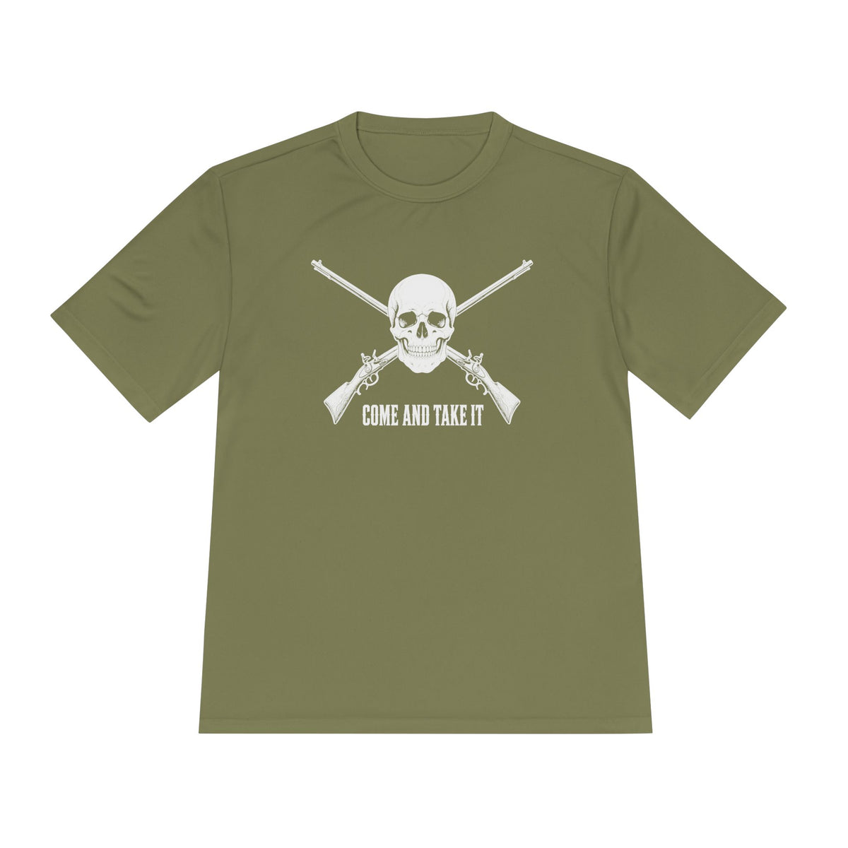 Come and Take It Jolly Roger Men's Dry-Fit Performance Tee