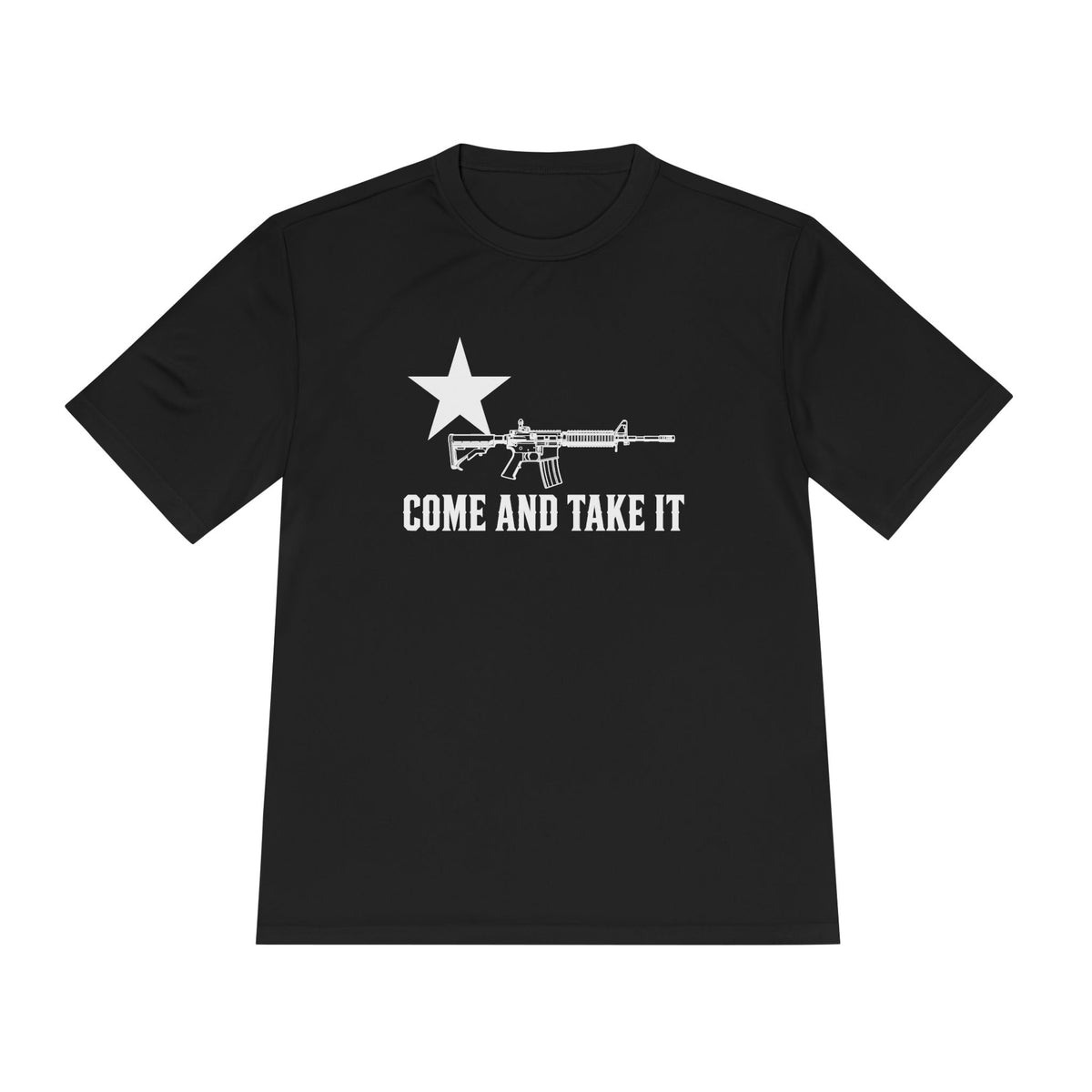 Come and Take It Rifle Men's Dry-Fit Performance Tee - Dark Colors