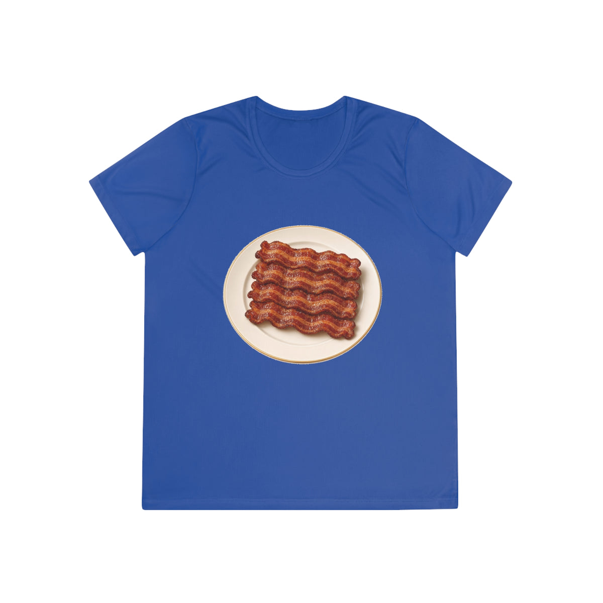 Bacon Stack Plate Women's Dry-Fit Performance Tee