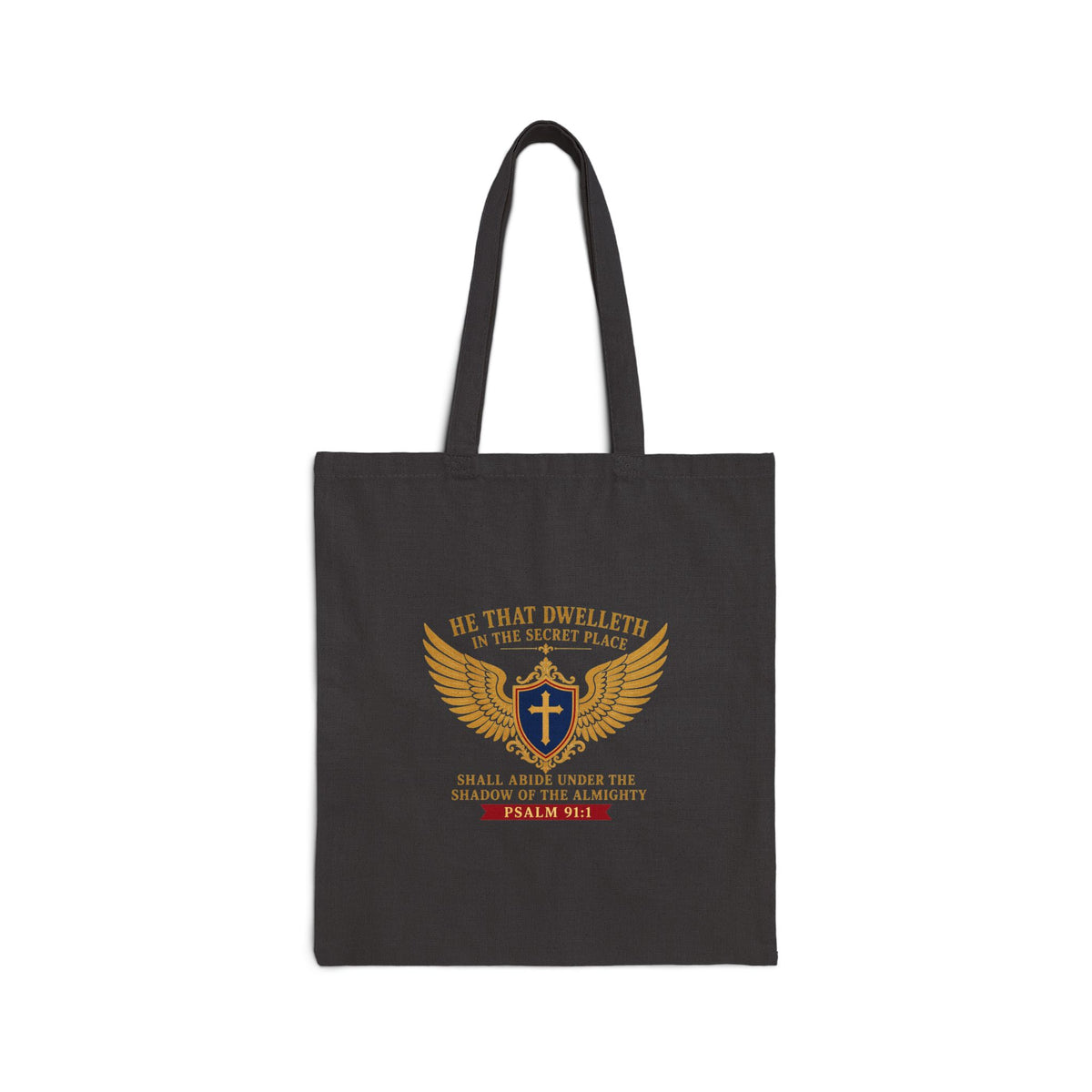 Secret Place Psalm 91:1 Canvas Tote Bag