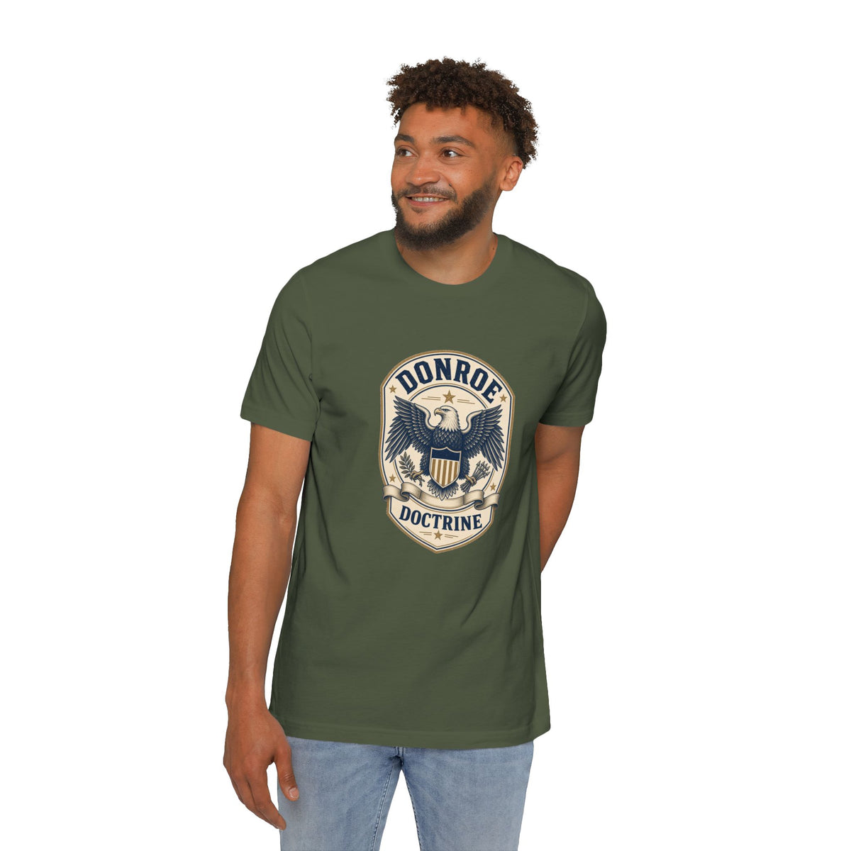 Donroe Doctrine Badge Lightweight Tee