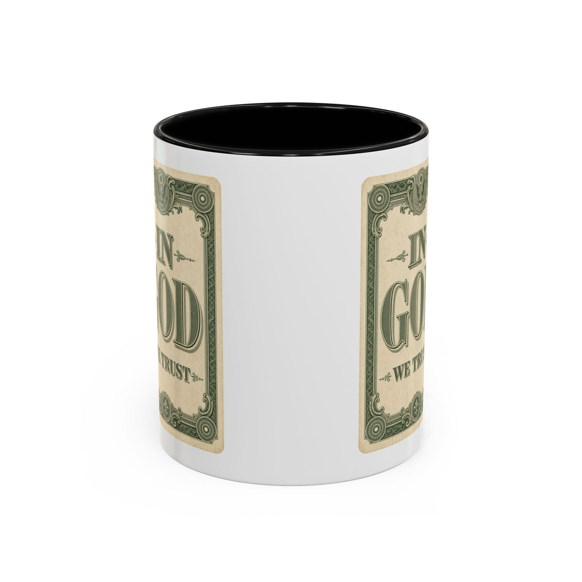 In God We Trust Card Accent Mug