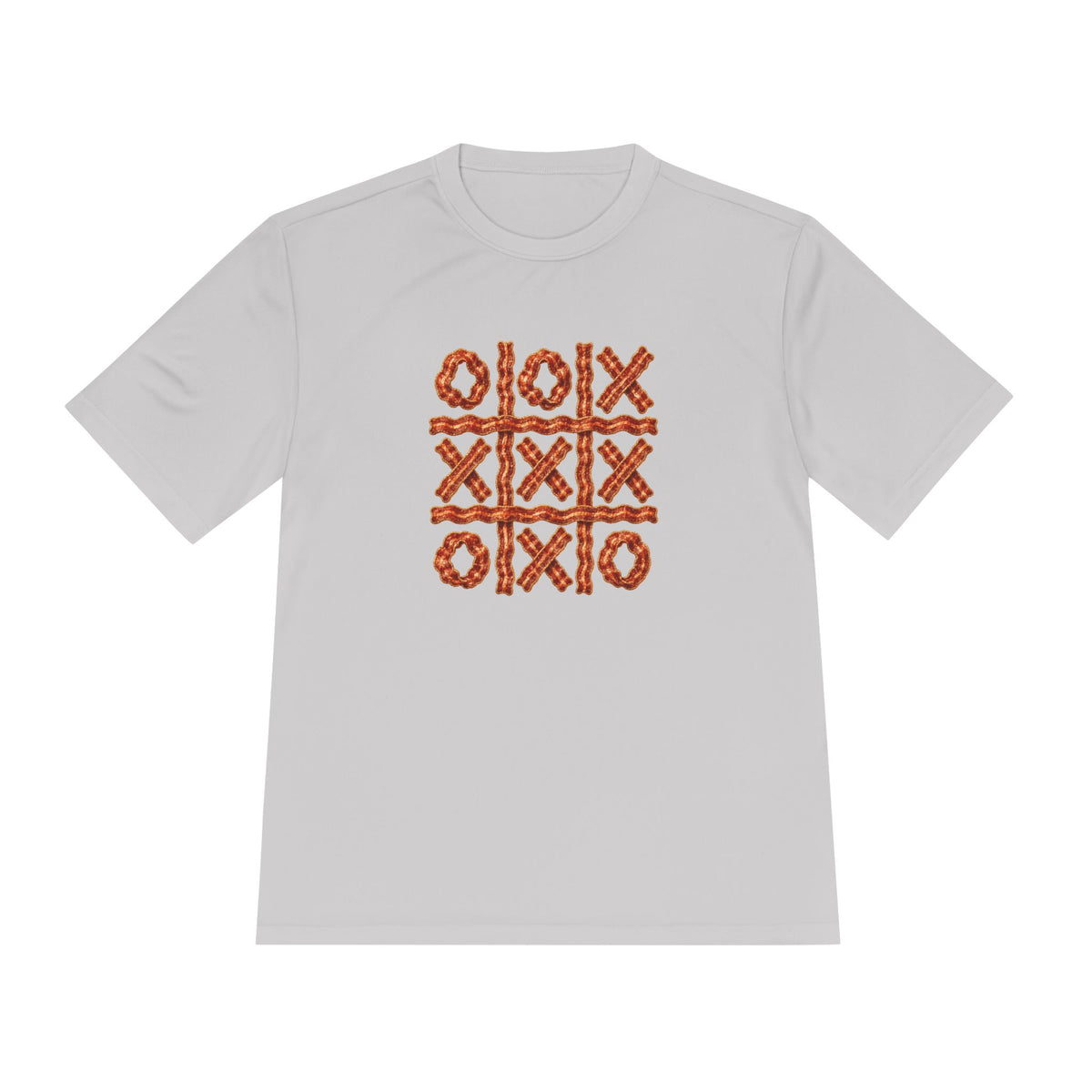 Bacon Tic-Tac-Toe Men's Dry-Fit Performance Tee