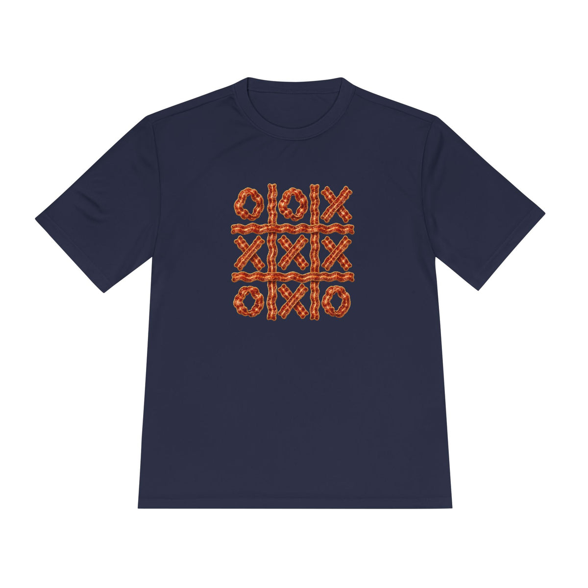 Bacon Tic-Tac-Toe Men's Dry-Fit Performance Tee