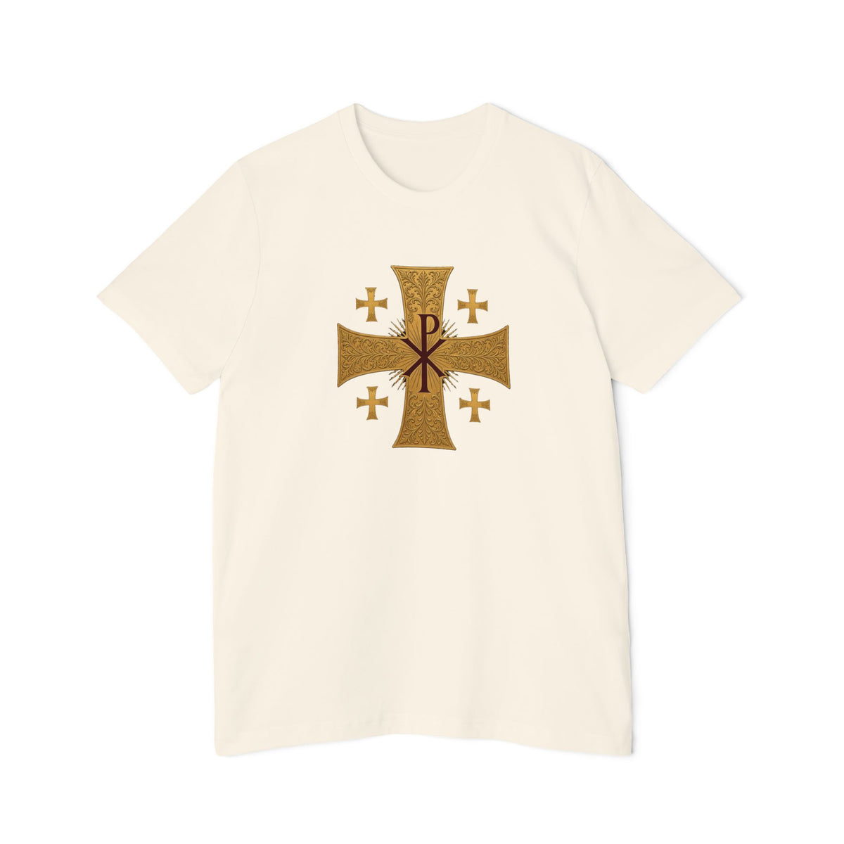 Chi-Rho Jerusalem Cross Lightweight Tee