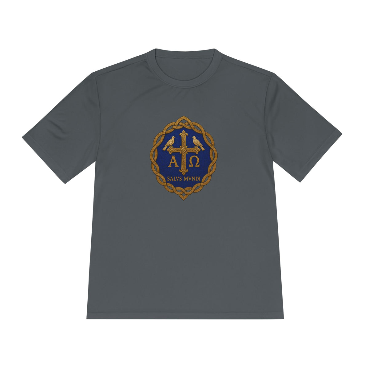 Salus Mundi Mosaic Cross Men's Dry-Fit Performance Tee