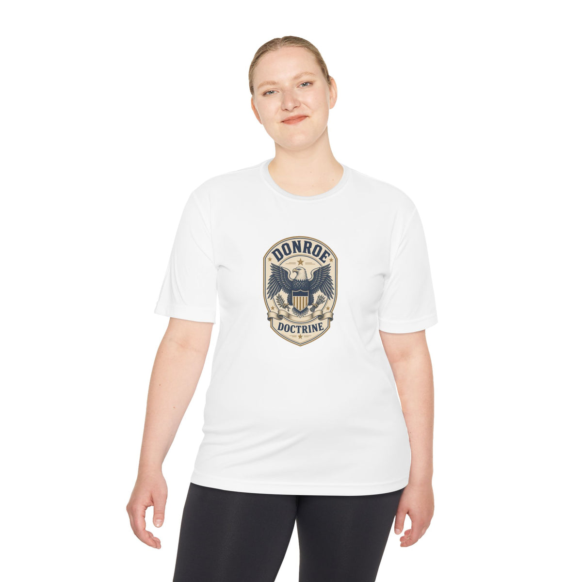 Donroe Doctrine Badge Men's Dry-Fit Performance Tee