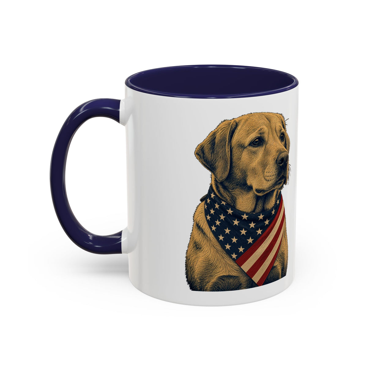 Patriotic Lab Accent Mug