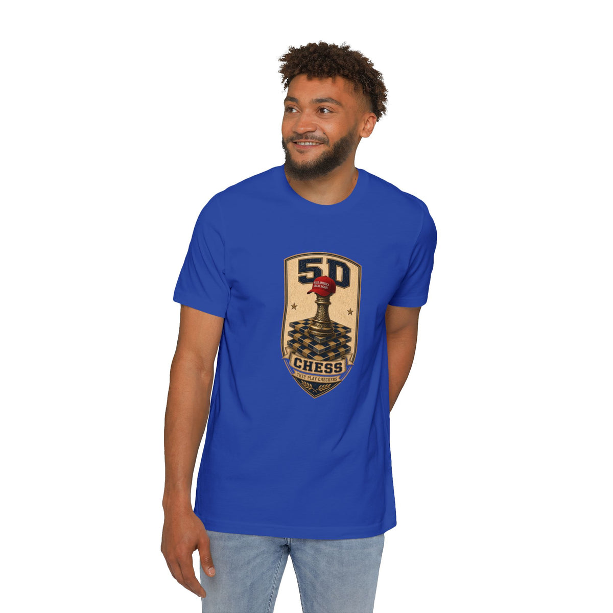 5D Chess Badge Lightweight Tee