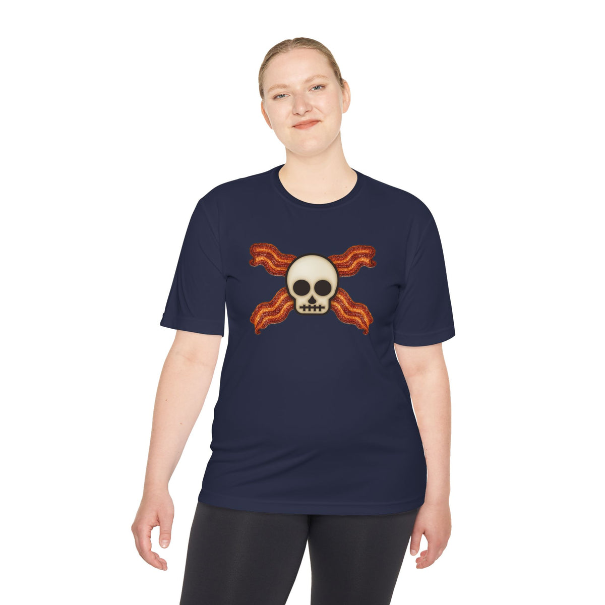Bacon Jolly Roger Men's Dry-Fit Performance Tee