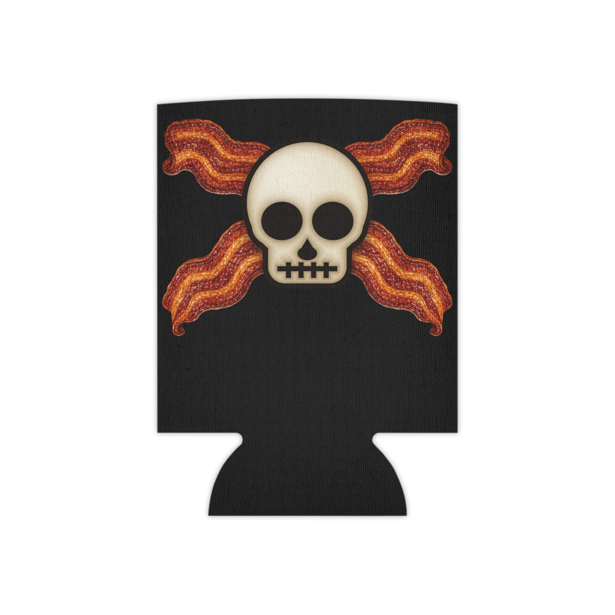 Bacon Jolly Roger Can Cooler