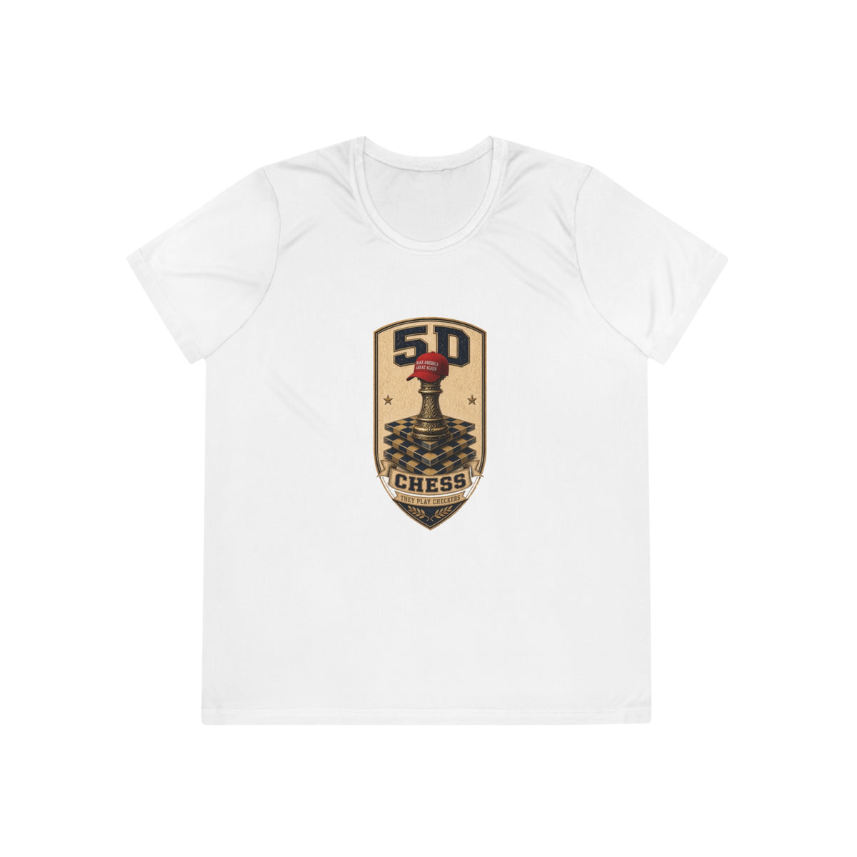 5D Chess Badge Women's Dry-Fit Performance Tee