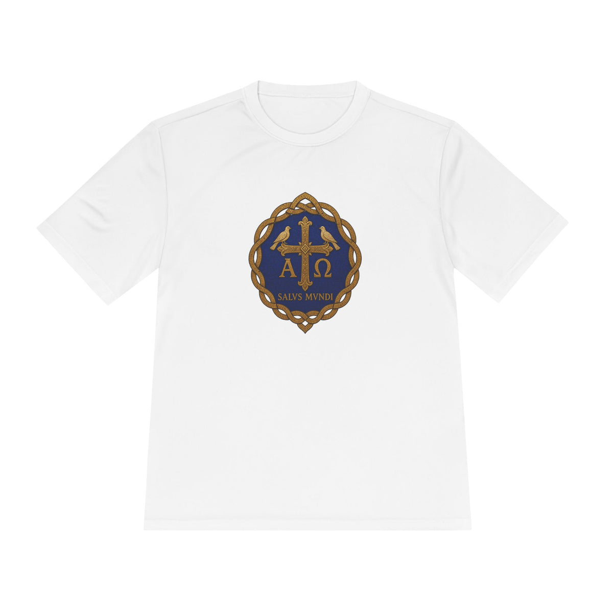 Salus Mundi Mosaic Cross Men's Dry-Fit Performance Tee