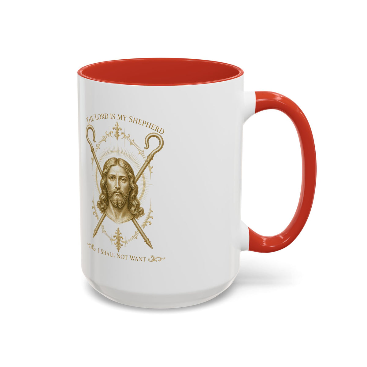 The Lord Is My Shepherd Psalm 23:1 Accent Mug
