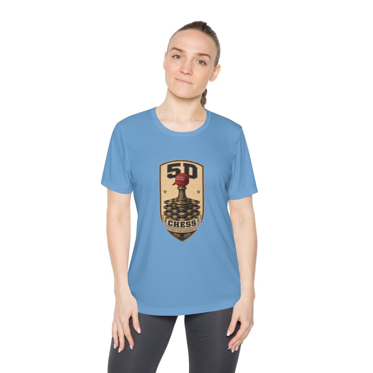 5D Chess Badge Women's Dry-Fit Performance Tee