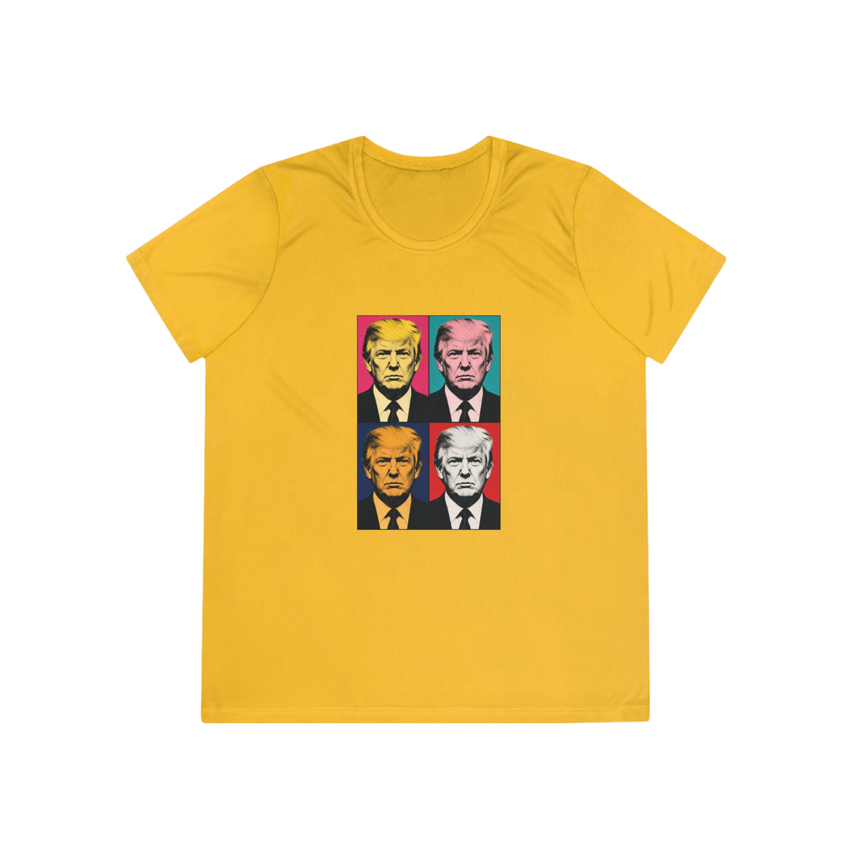 Trump Pop Art Grid Women's Dry-Fit Performance Tee