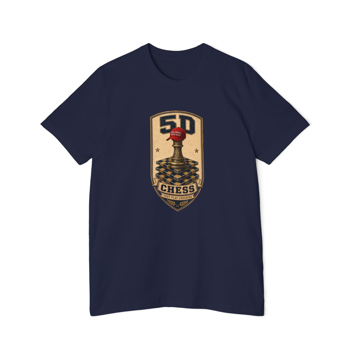 5D Chess Badge Lightweight Tee